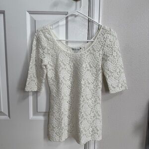 Holiday Lace Top, Banana Republic